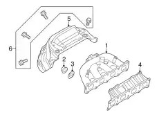 БОЛТ,ВЫПУСКНОГО КОЛЛЕКТОРА MD009494 MITSUBISHI