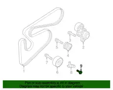 MF911630 BOLT,ENG FR MOUNTING MITSUBISHI