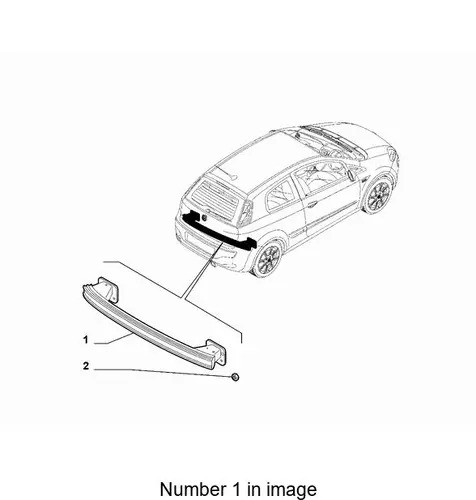 Усилитель бампера FIAT 51858828